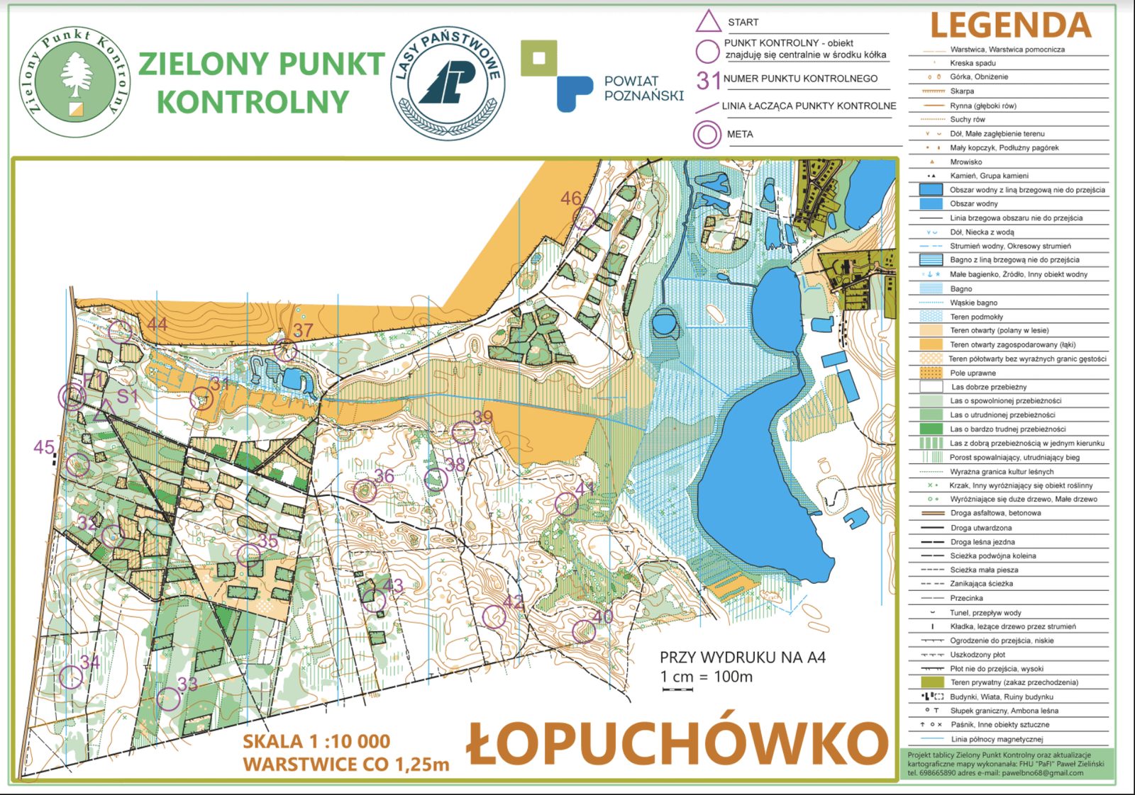 Mapa wszystkich punktów — ZPK Łopuchówko